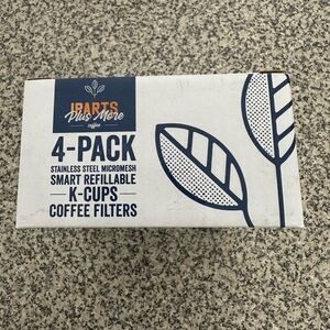 Keurig KCUP Set of 4 Smart Refillable coffee kcup coffee filters NIB